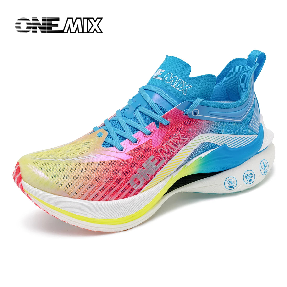 ONEMIX Trail Racing Laufschuhe – Carbonplatte, Dämpfung & Mesh für Marathon & Outdoor