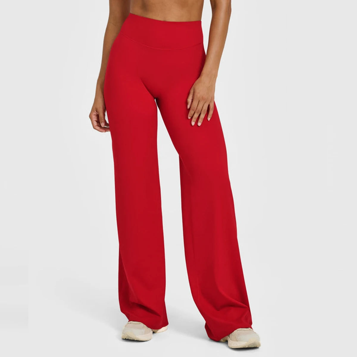 Flared Yoga Leggings Damen – Weitbein, atmungsaktiv, nahtlos