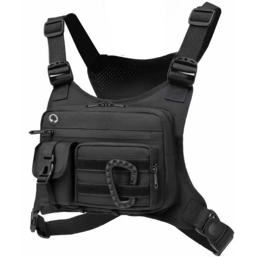 Outdoor Brusttasche – Diebstahlsicher, Wasserdicht & Verstellbar | Hiking, Running & Reisen