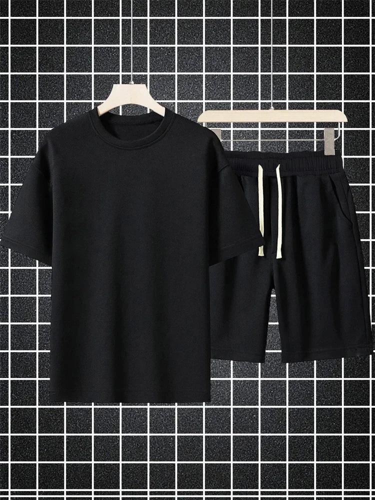 Streetwear Sommer-Set – T-Shirt & Shorts | Unisex Loungewear