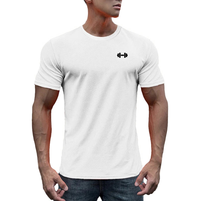 Herren Lauf-T-Shirt – Atmungsaktives Mesh, Quick-Dry, Kurzarm, Gym & Sport (L–XXXL)