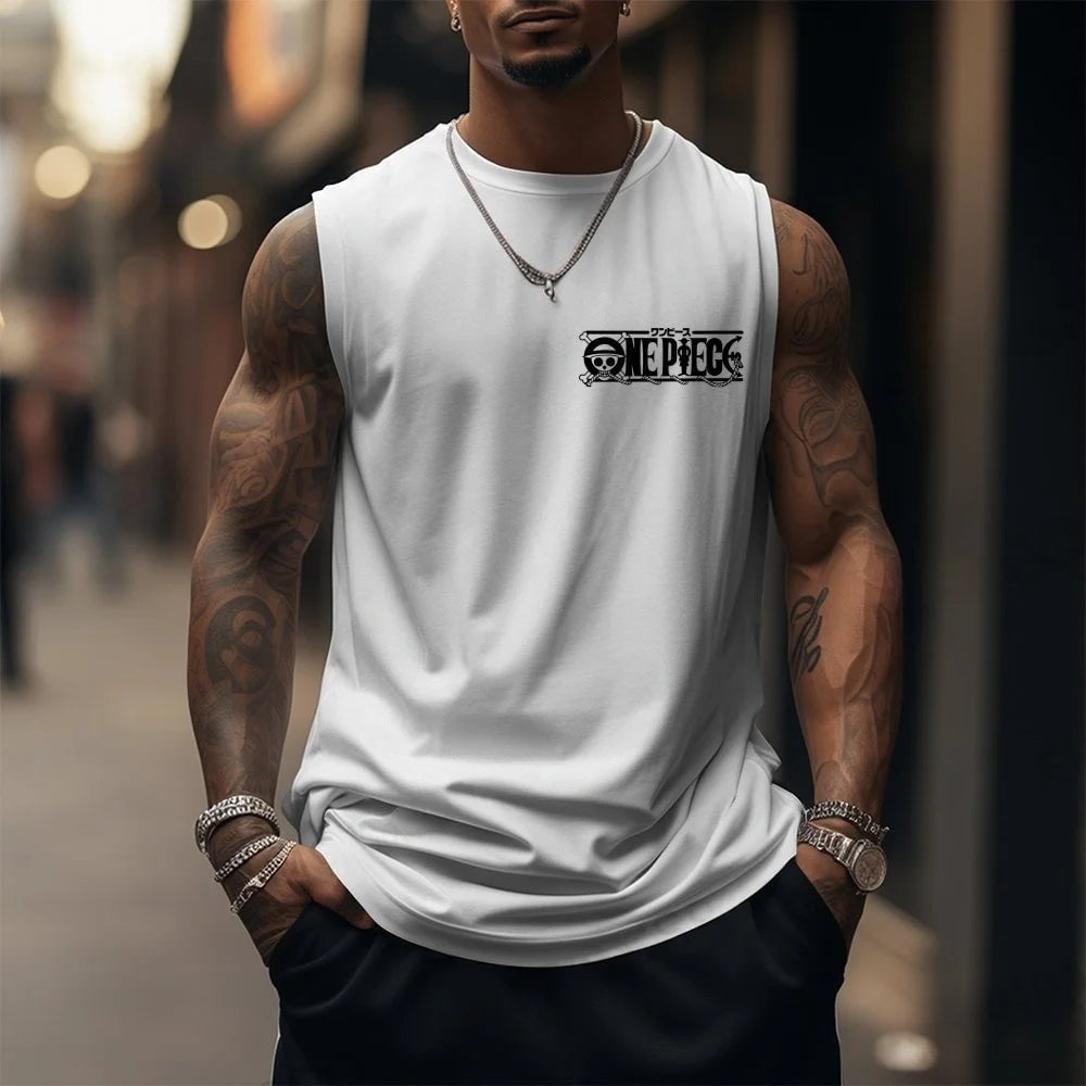 One Piece Luffy Tank Top – Sleeveless Sports Vest