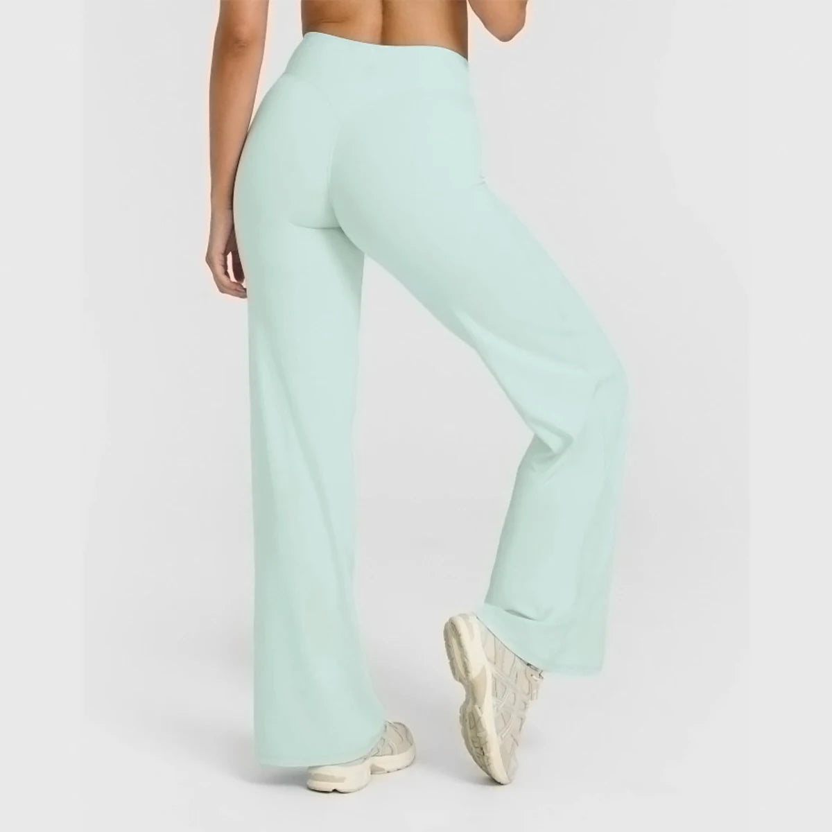 Flared Yoga Leggings Damen – Weitbein, atmungsaktiv, nahtlos