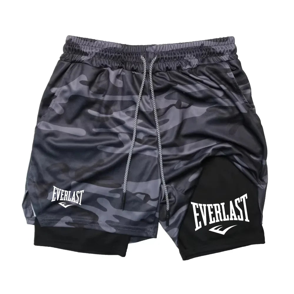 Herren 2-in-1 Laufshorts – Doppellagig, funktional & bequem