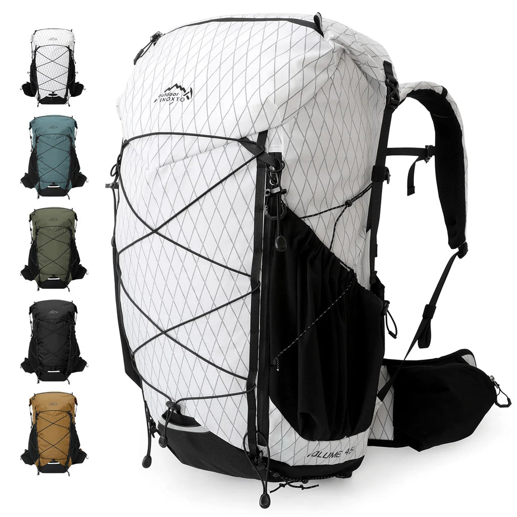 45L Trekkingrucksack mit Regencover – mit oder ohne 3L Wasserbehälter