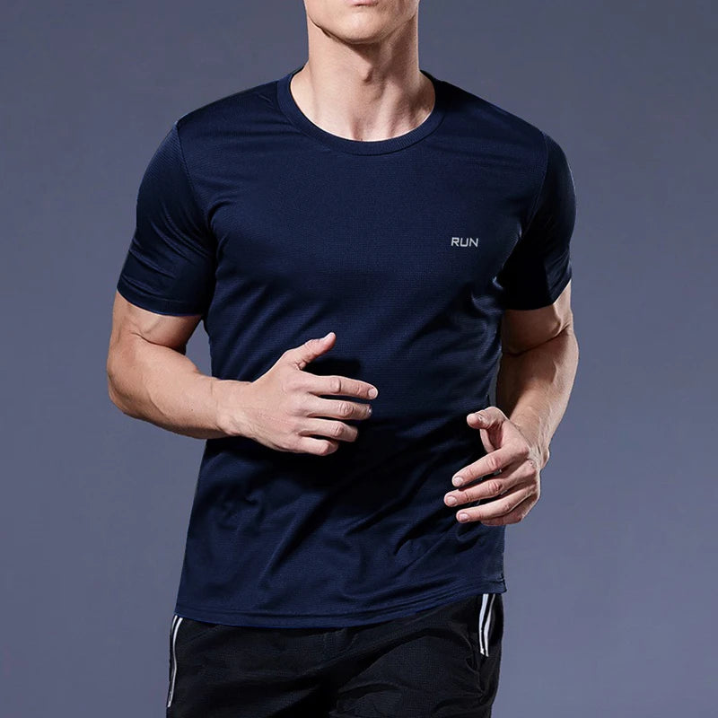 Herren Sport-T-Shirt – Quick-Dry, Kurzarm, Gym & Fußball (M–4XL)