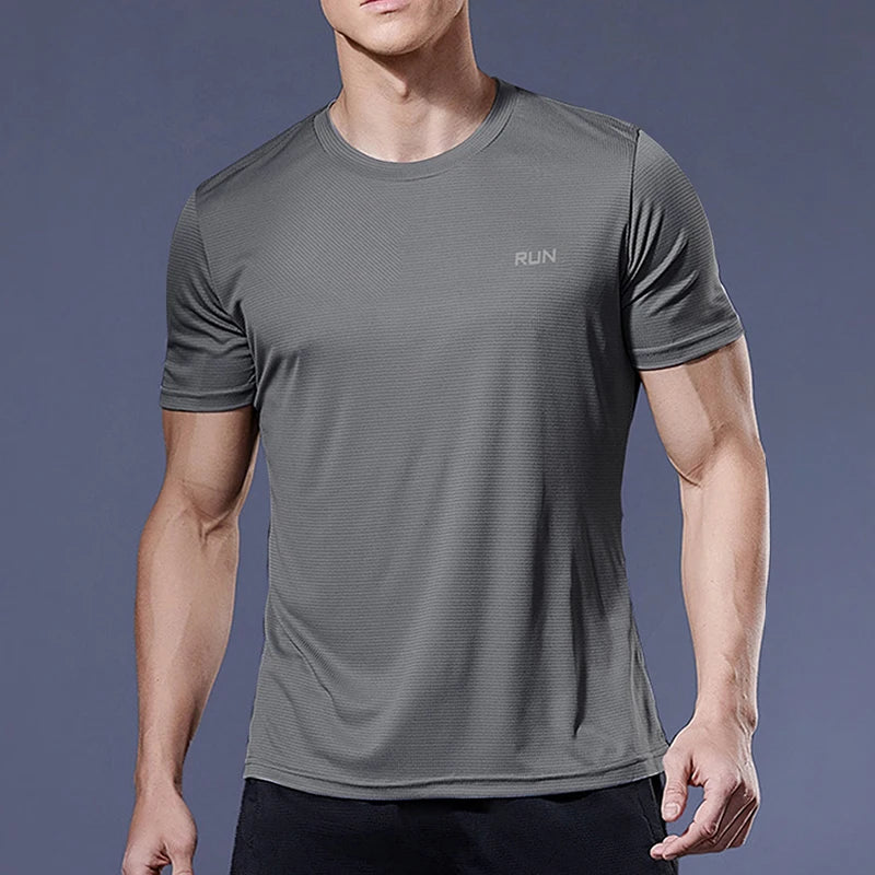 Herren Sport-T-Shirt – Quick-Dry, Kurzarm, Gym & Fußball (M–4XL)