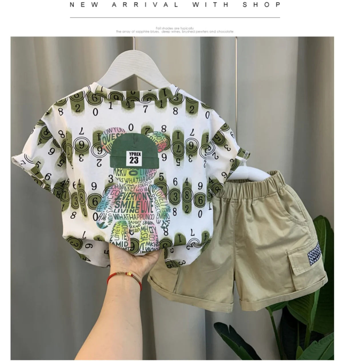 Jungen 2-teiliges Sport-Set – Shirt & Shorts im Korean Style