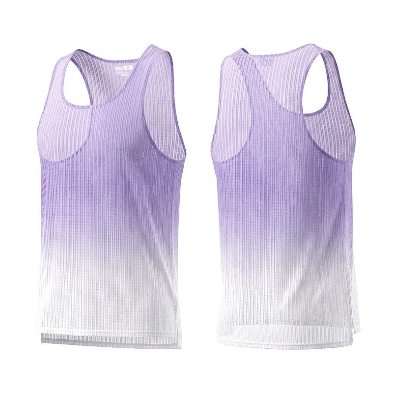 Herren Nahtloses Lauf-Tanktop – Schnelltrocknend & Atmungsaktiv | Marathon, Training, Fitness