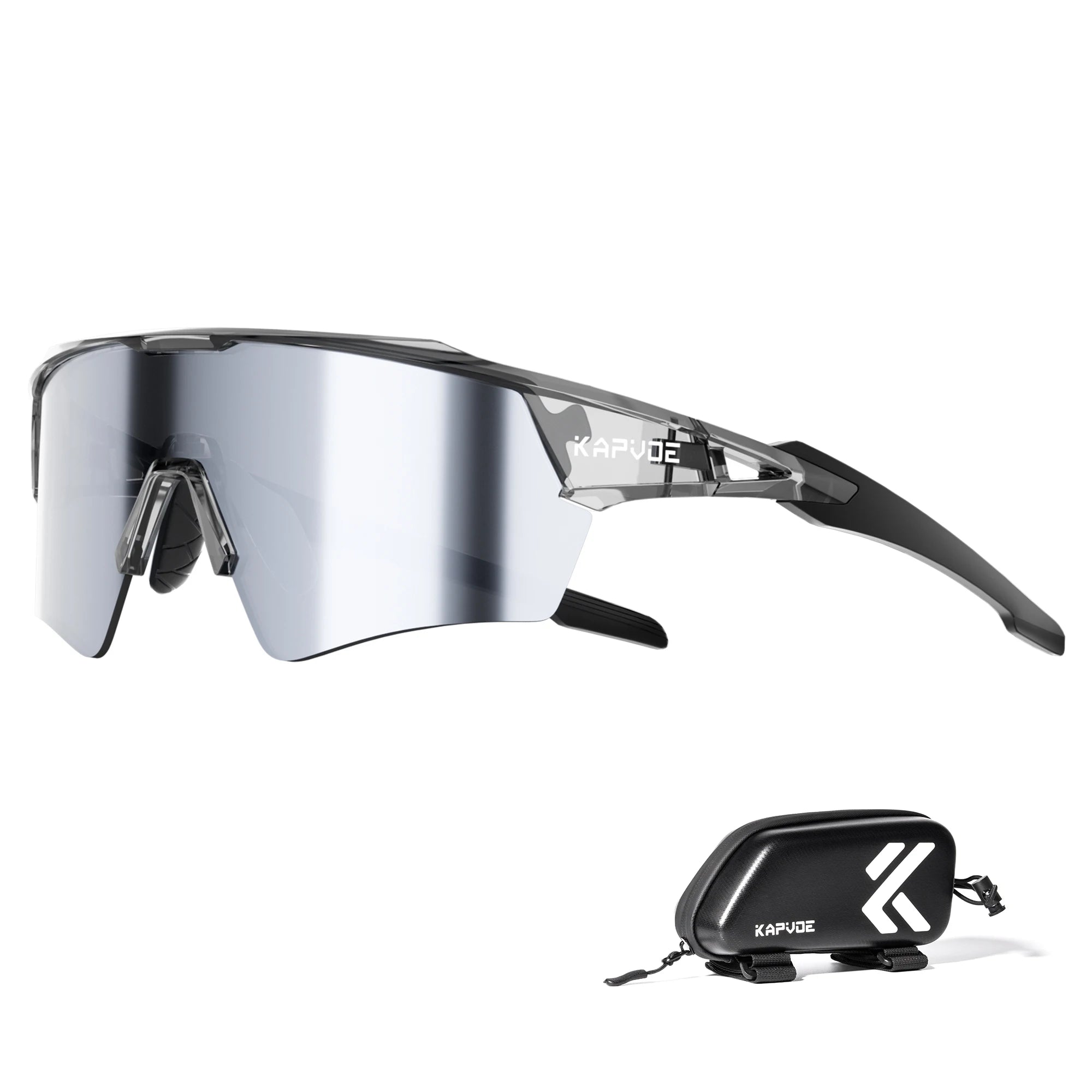 Kapvoe Photochromic Cycling Sunglasses for Men & Women – UV400 MTB Road Bike Eyewear, CE Certified