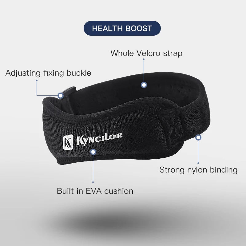 Kyncilor Patellasehnen Kniebandage – Verstellbar, Stoßdämpfung, Kompression | Laufen, Basketball & Sport