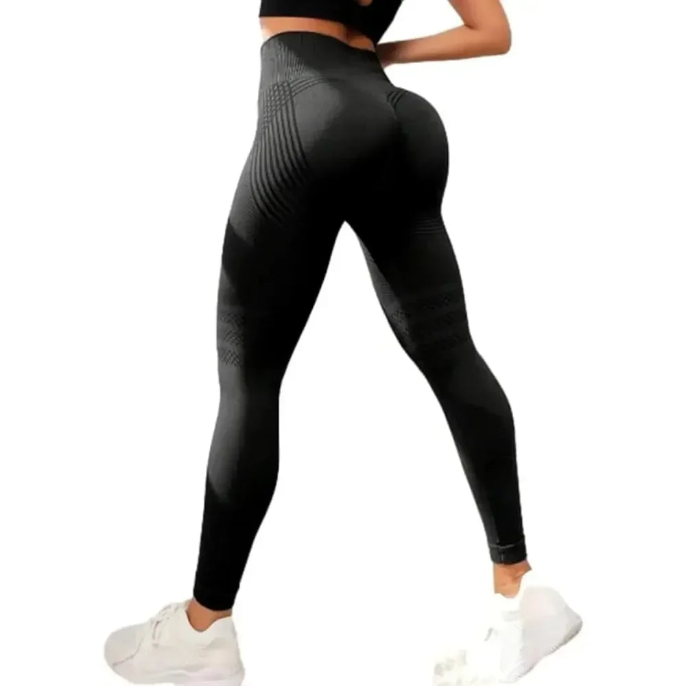 Anti-Cellulite 3D Leggings Damen | High Waist, Butt Lifting, Bauchkontrolle