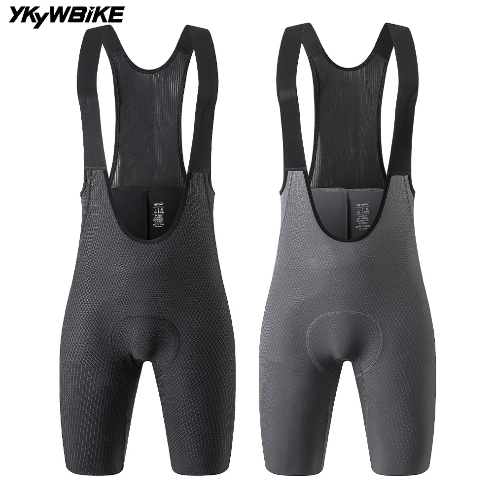 YKYWBIKE 2026 Herren Bib Shorts Sommer – Nahtlos, 7h Japan-Polsterung