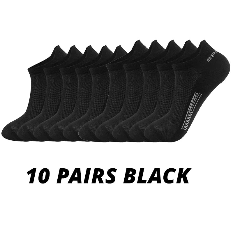 Herren Sport-Socken – Dünn, atmungsaktiv, im Set (5/10/20 Paar)