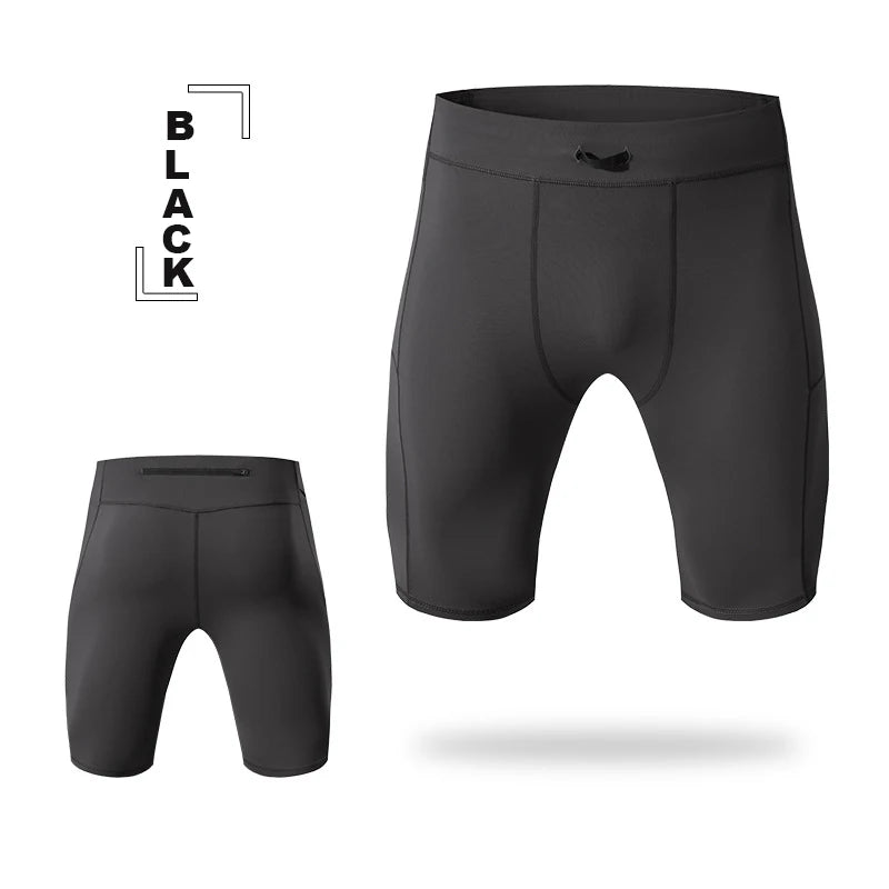 Herren Kompressions-Shorts – Schnelltrocknend, Elastisch & Figurformend | Gym & Running