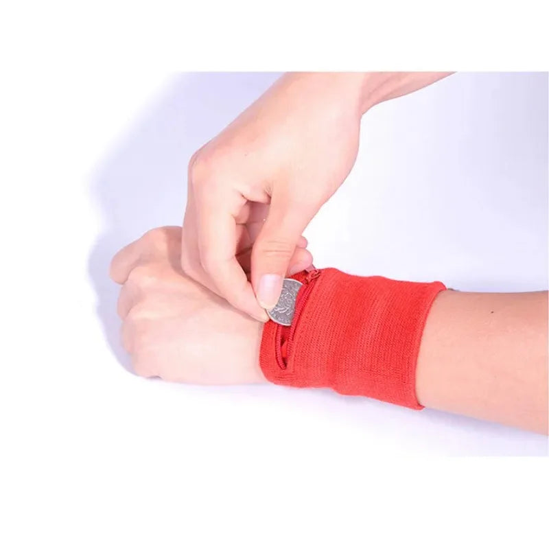 Sport-Armband mit Reißverschlusstasche – Lauf-Wallet für Schlüssel & Münzen