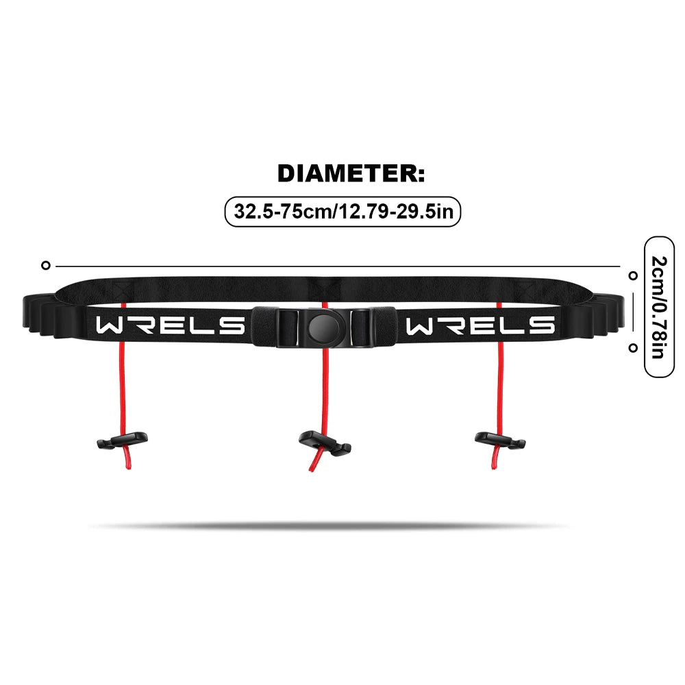 LaufWerk RaceBelt – Startnummernhalter Nylon für Running & Triathlon | Verstellbar