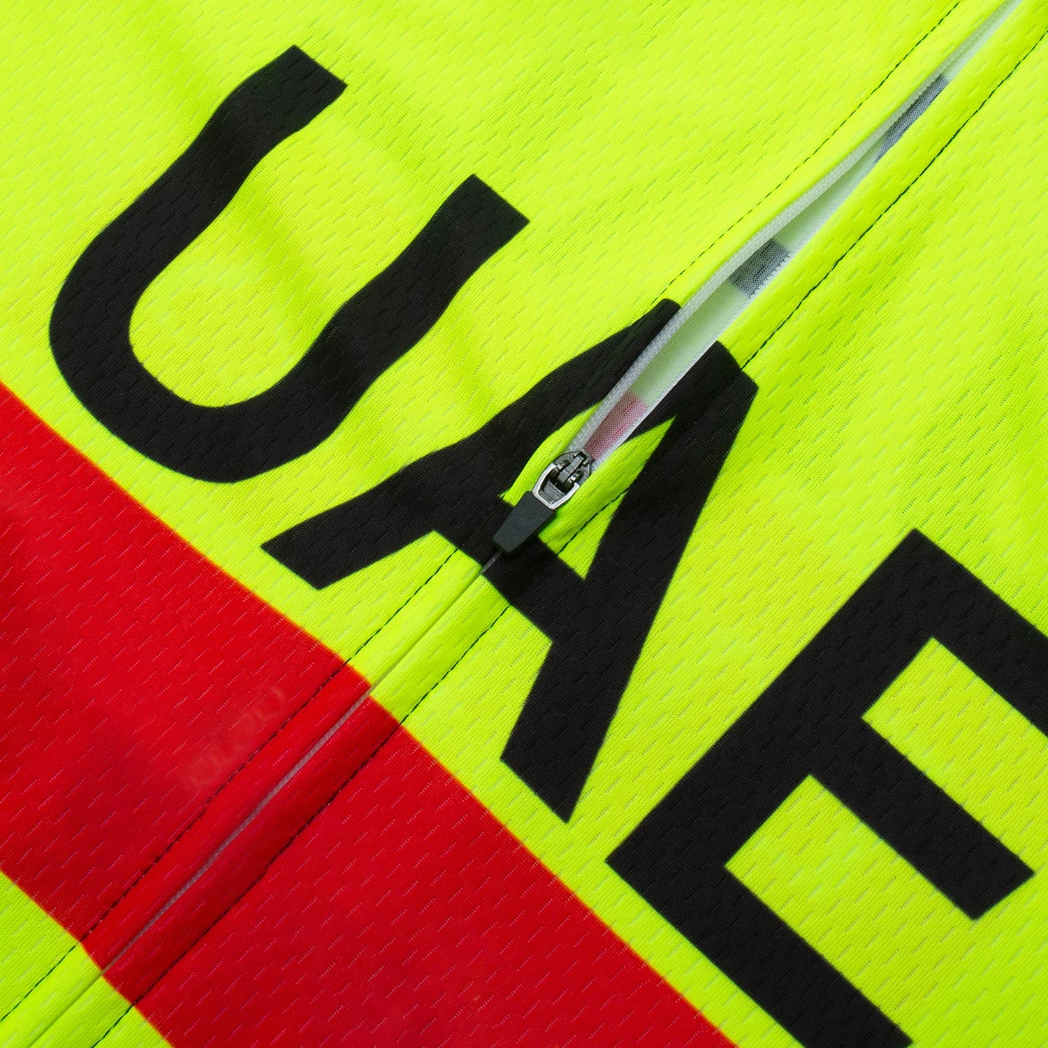 Radtrikot Set UAE Team 2025 – Fluorgelb | Kurzarm Fahrradtrikot & Radhose mit Gel-Polster | MTB & Rennrad | Gr. S–3XL