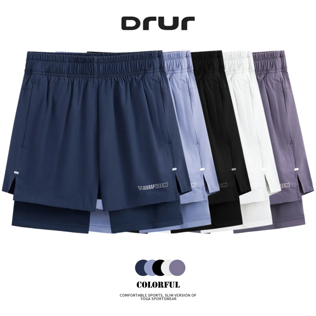 LaufWerk FemRun Shorts – 2-in-1 High Waist Laufshorts mit Tasche | Damen