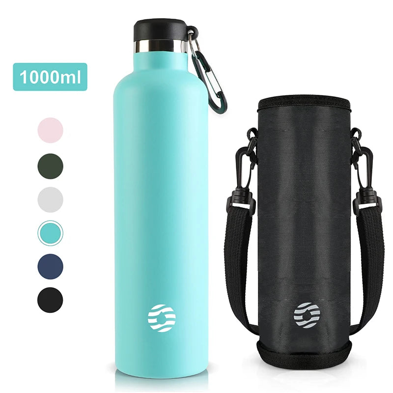Edelstahl-Thermoflasche 950ml – Vakuumisoliert, 100% Auslaufsicher & BPA-frei | FEIJIAN