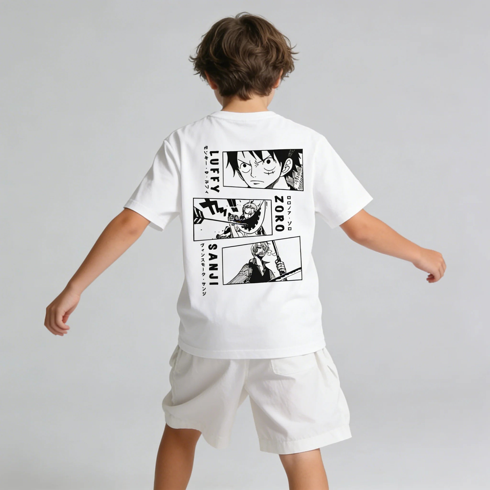 One Piece Monkey D. Luffy T-Shirt | Anime, Unisex, Kinder & Erwachsene, Baumwolle