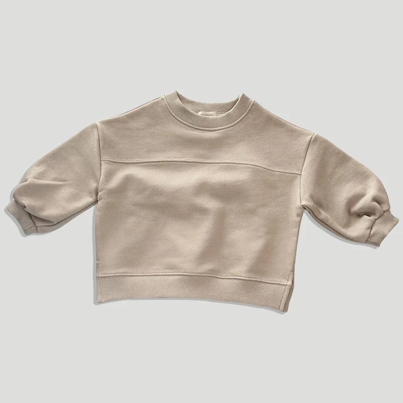 Kinder Strick-Pullover | Rundhals, Langarm, Unisex