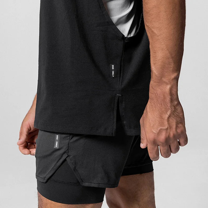 Herren Tank Top Gym – Baumwolle, ärmellos, bedruckt | Bodybuilding, Fitness & Sommer | M–XXXL