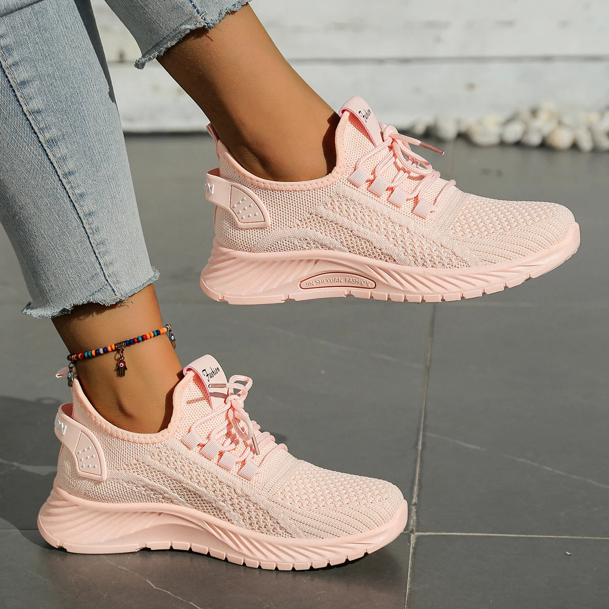 Damen Sneaker Flyknit – leicht, casual, trendy