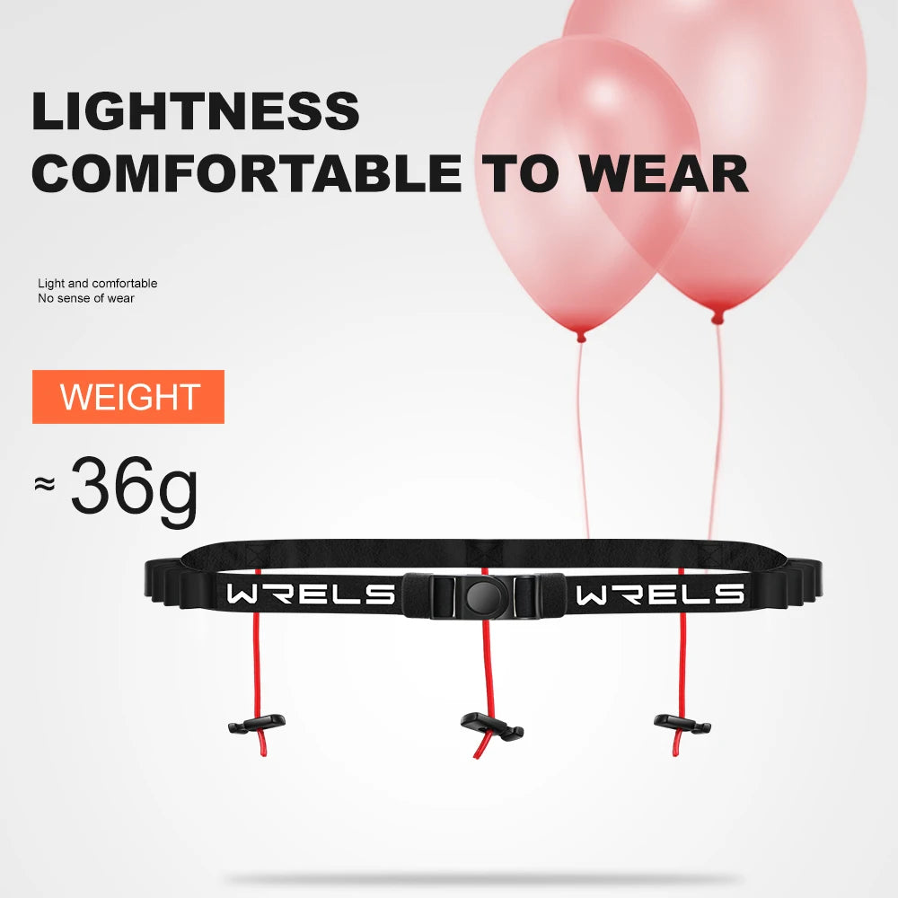 LaufWerk RaceBelt – Startnummernhalter Nylon für Running & Triathlon | Verstellbar