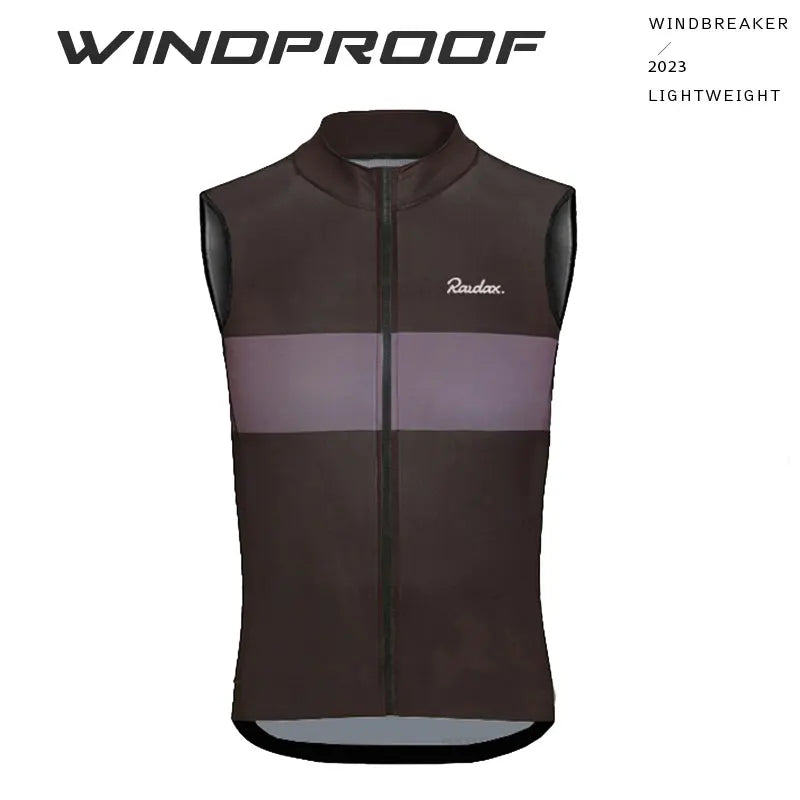 RAUDAX Herren Radsport-Weste – Ärmellos, Windabweisend & Leicht | MTB & Rennrad