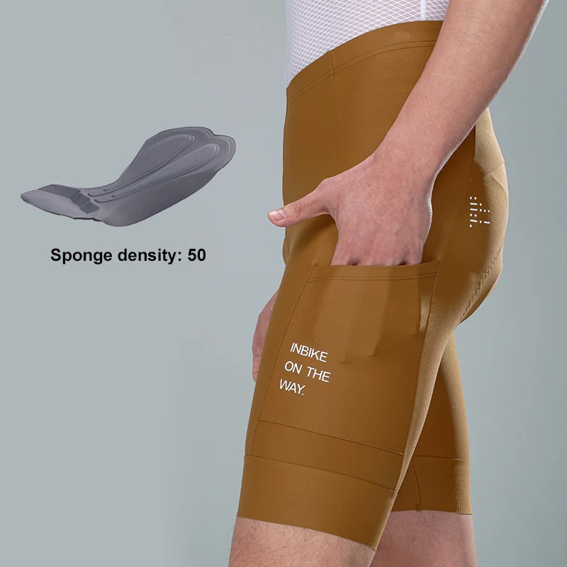 Herren Radsport-Shorts | Gepolstert, eng anliegend mit Seitentasche – MTB & Rennrad