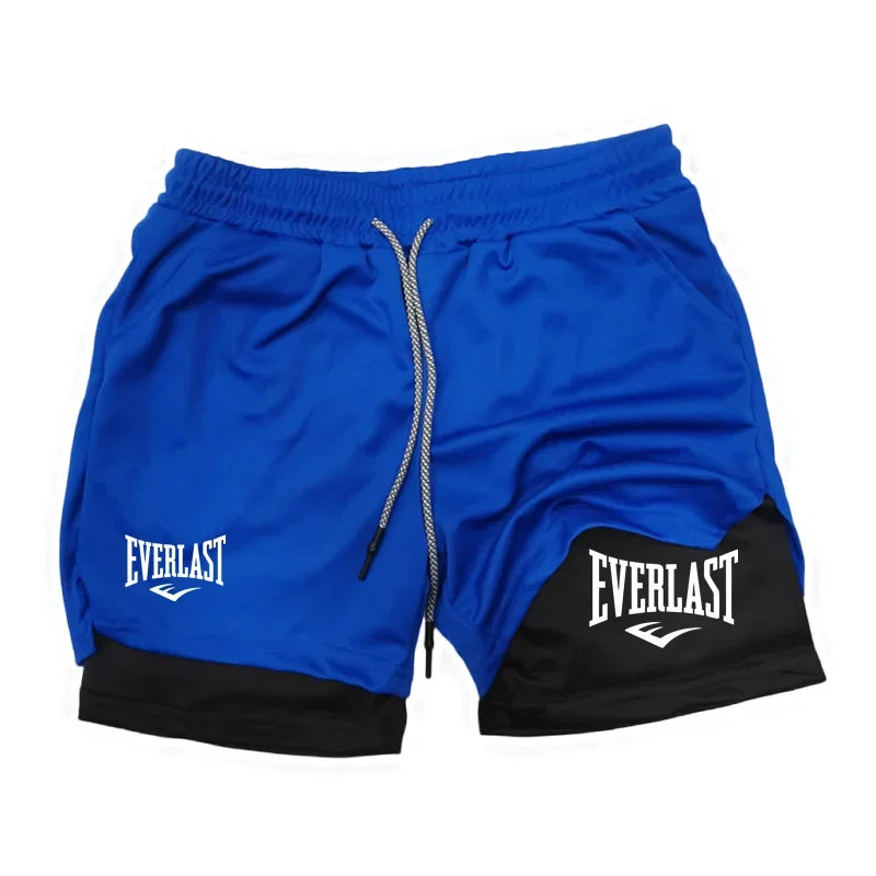 Herren 2-in-1 Laufshorts – Doppellagig, funktional & bequem