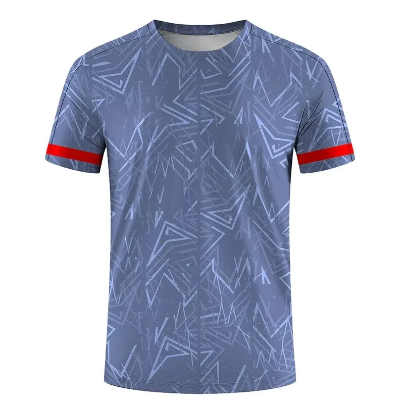 Sport-T-Shirt Herren – 3D-Print, Kurzarm, Loose Fit