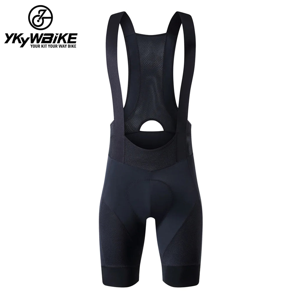 YKYWBIKE Herren Bib Shorts – Gepolsterte Radhose für MTB & Rennrad