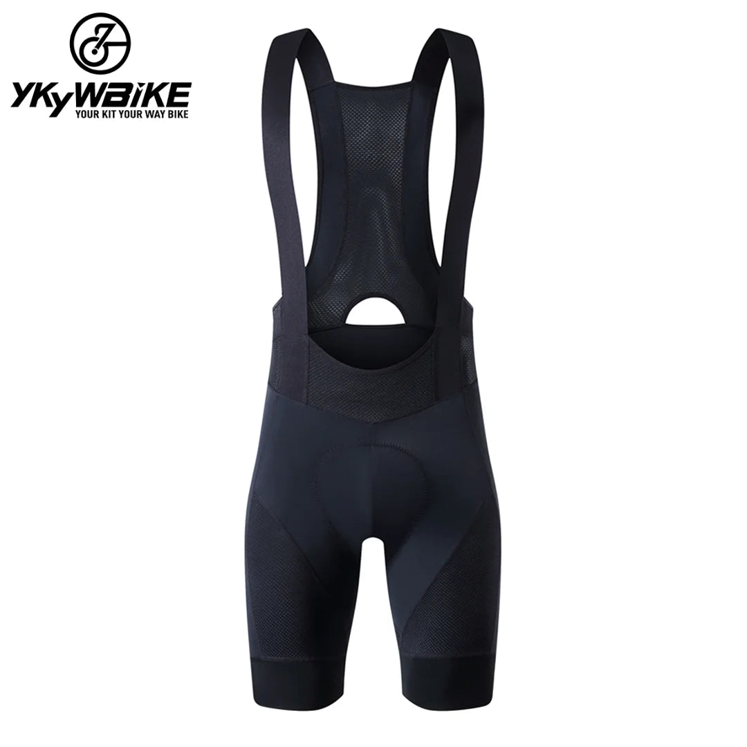 YKYWBIKE Herren Bib Shorts – Gepolsterte Radhose für MTB & Rennrad