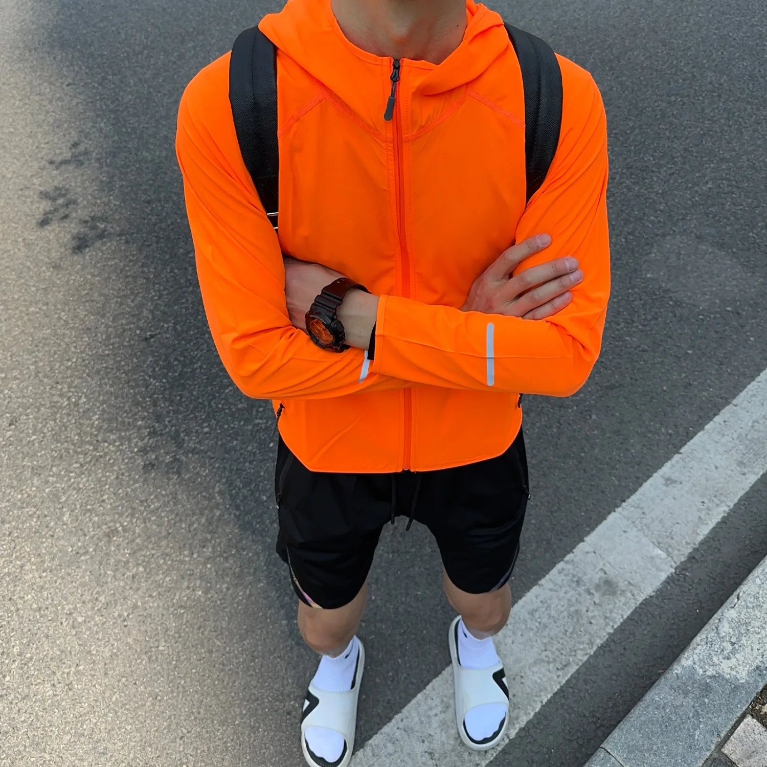 Unisex Laufjacke – Windbreaker mit Reflektoren | Schnelltrocknend | Radsport & Outdoor