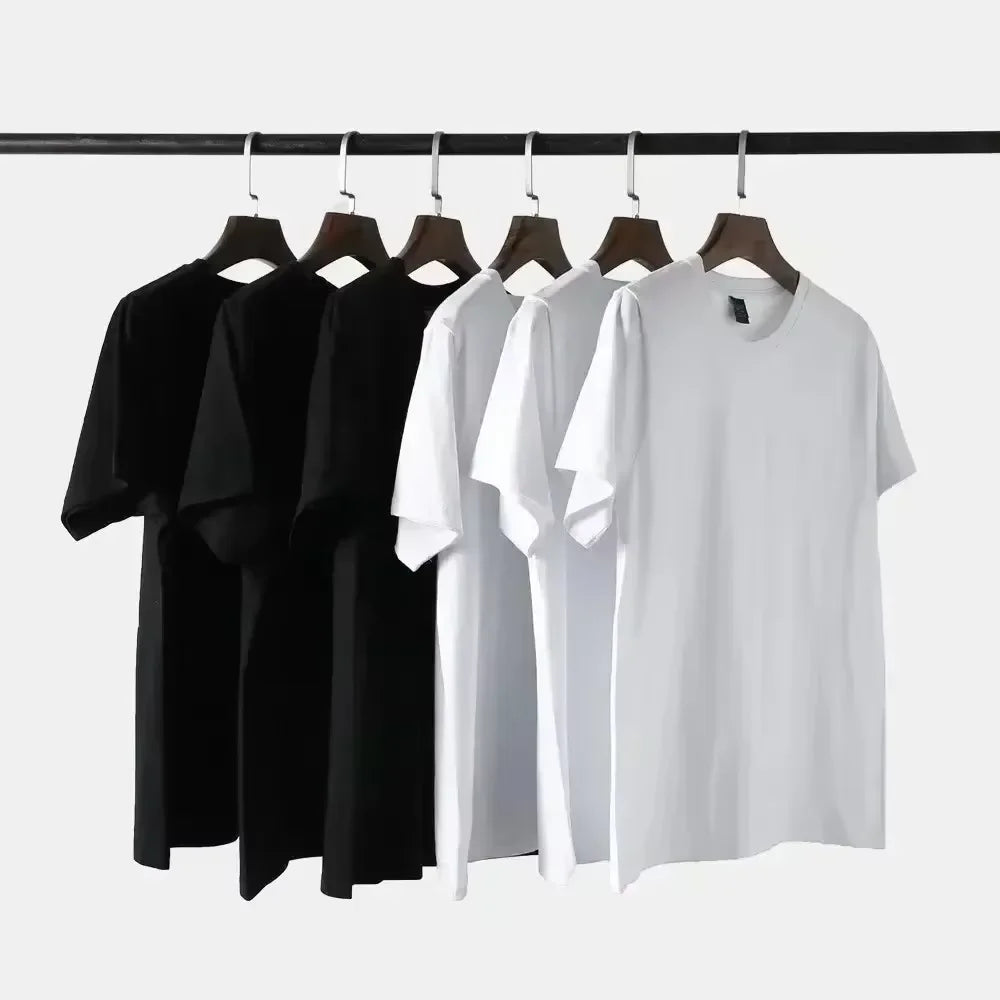 Herren T-Shirt – 100% Baumwolle, Trendy Print, Kurzarm
