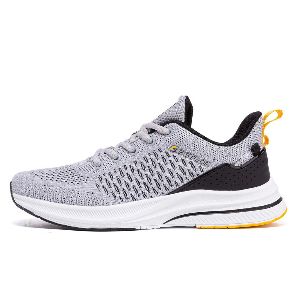 Baasploa Leichte Herren Laufschuhe – Atmungsaktives Mesh, Komfort für Sport & Freizeit