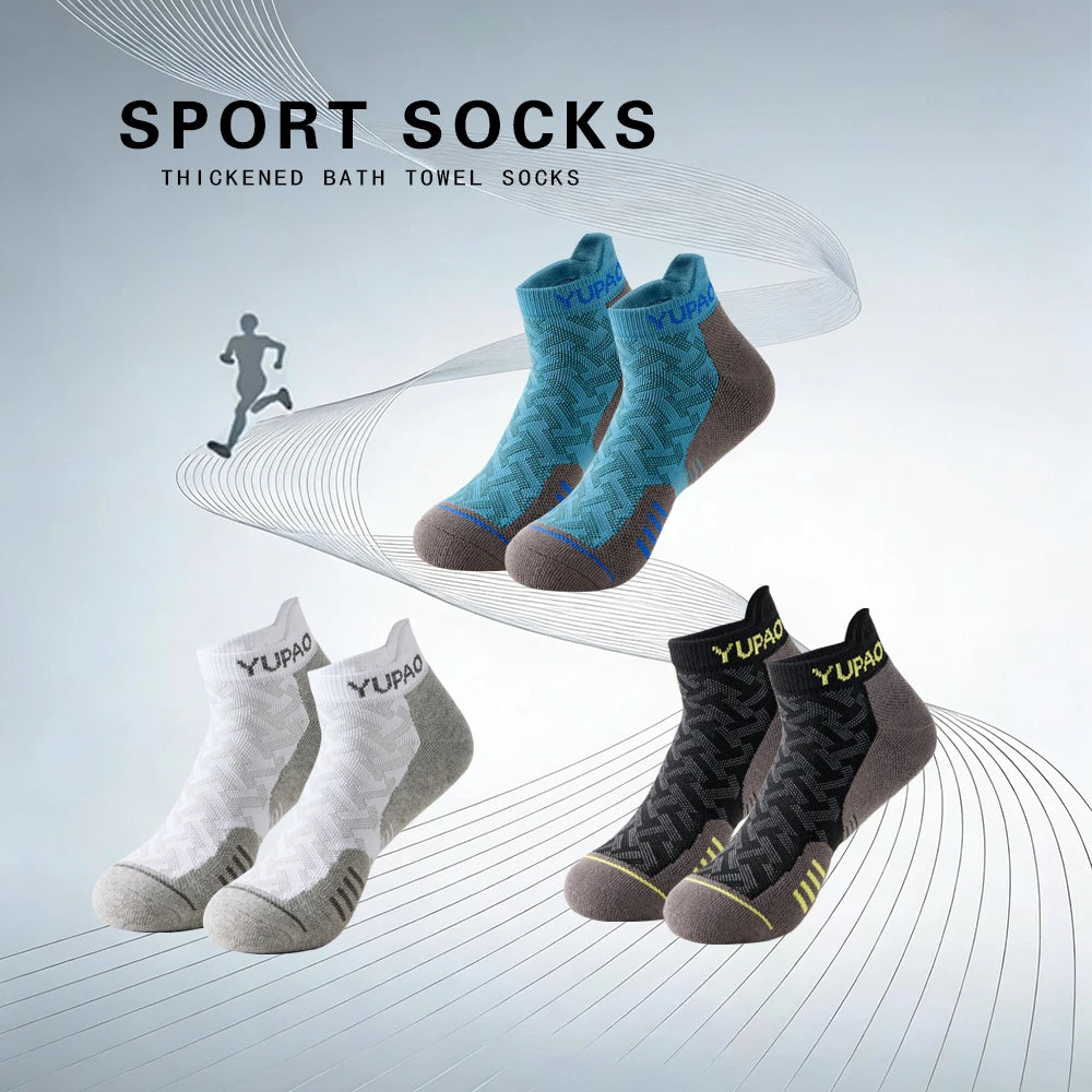LaufWerk SportAnkle Men – Professionelle Frottee Laufsocken für Fitness & Running