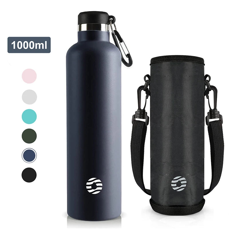 Edelstahl-Thermoflasche 950ml – Vakuumisoliert, 100% Auslaufsicher & BPA-frei | FEIJIAN