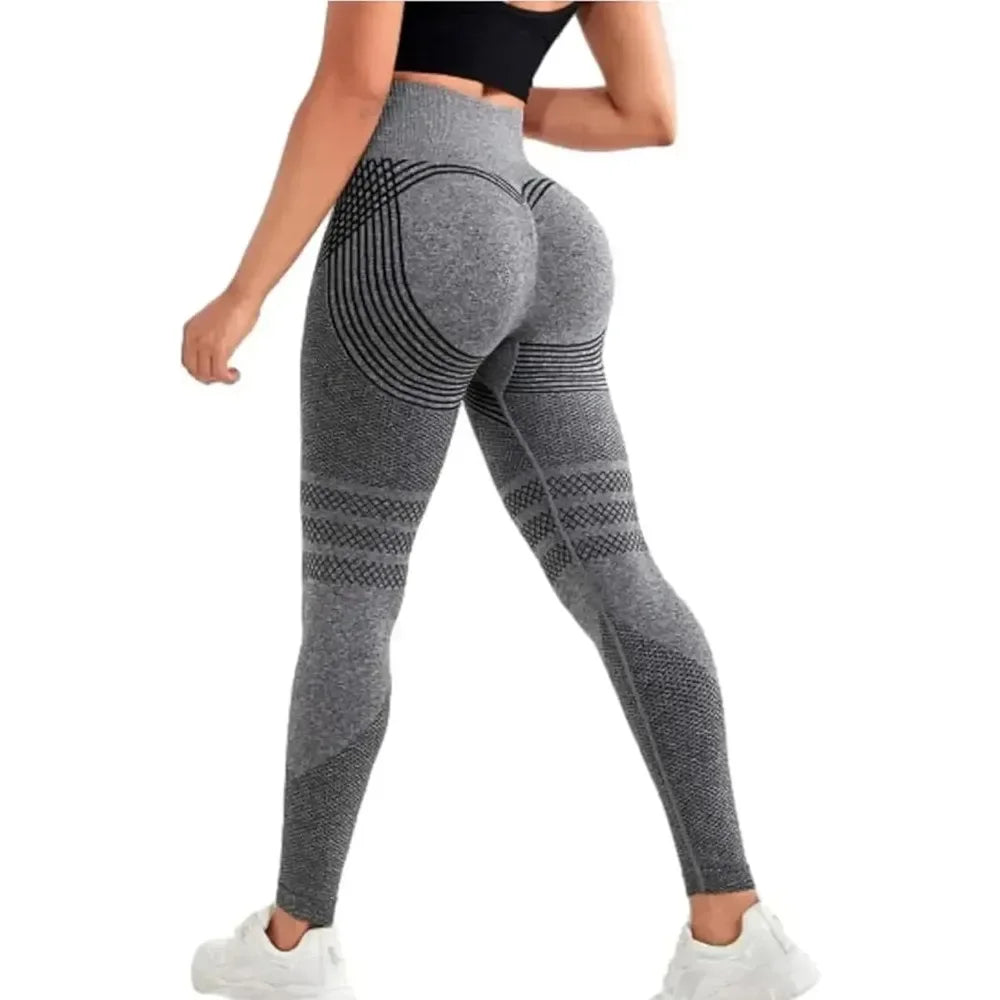 Anti-Cellulite 3D Leggings Damen | High Waist, Butt Lifting, Bauchkontrolle