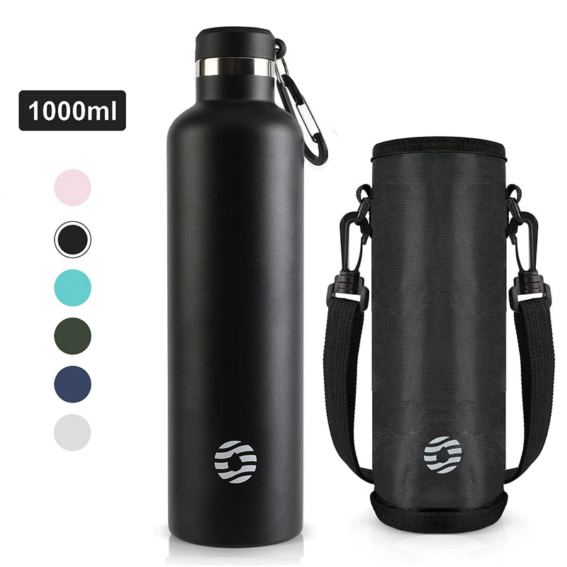 Edelstahl-Thermoflasche 950ml – Vakuumisoliert, 100% Auslaufsicher & BPA-frei | FEIJIAN