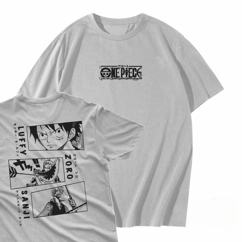 One Piece Monkey D. Luffy T-Shirt | Anime, Unisex, Kinder & Erwachsene, Baumwolle