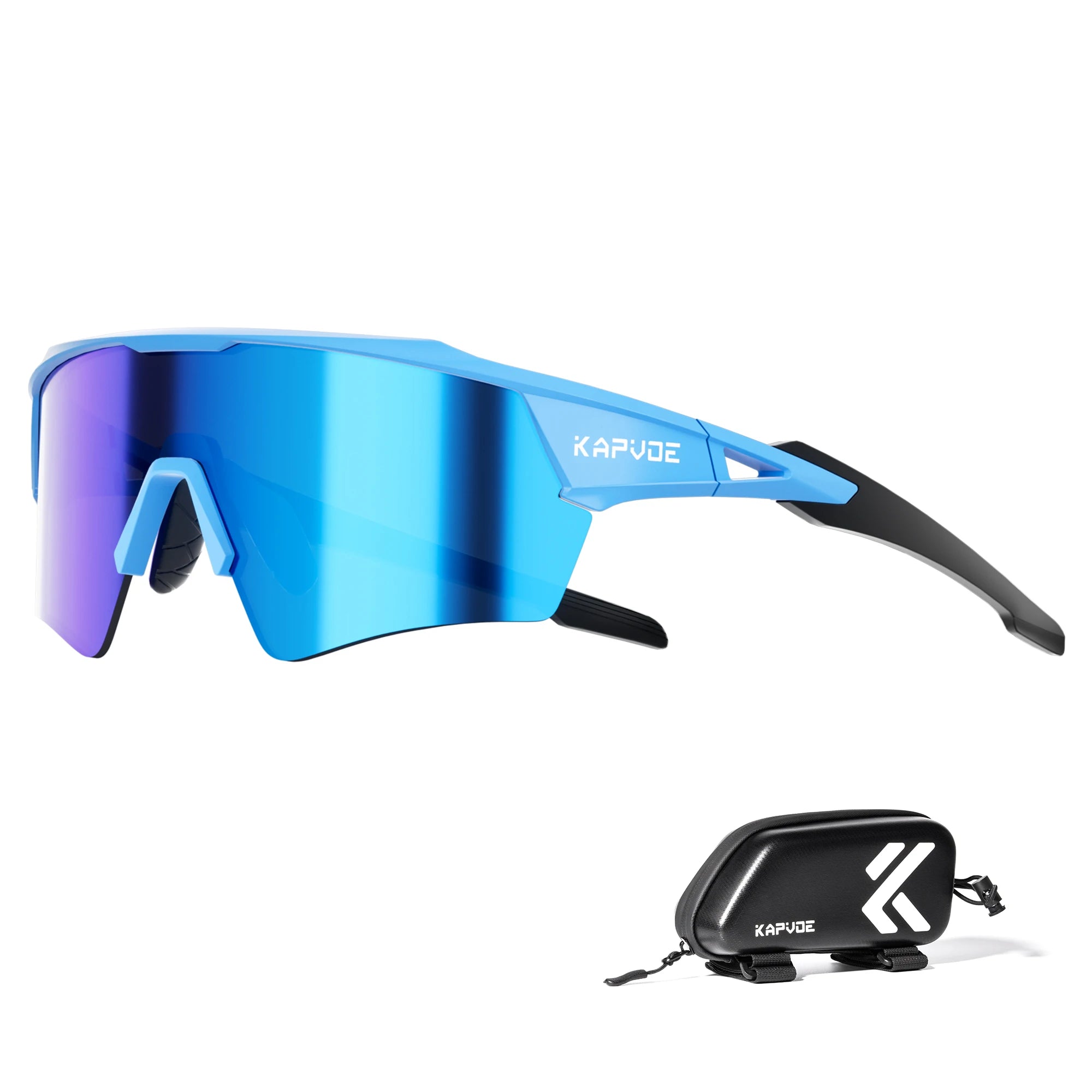 Kapvoe Photochromic Cycling Sunglasses for Men & Women – UV400 MTB Road Bike Eyewear, CE Certified