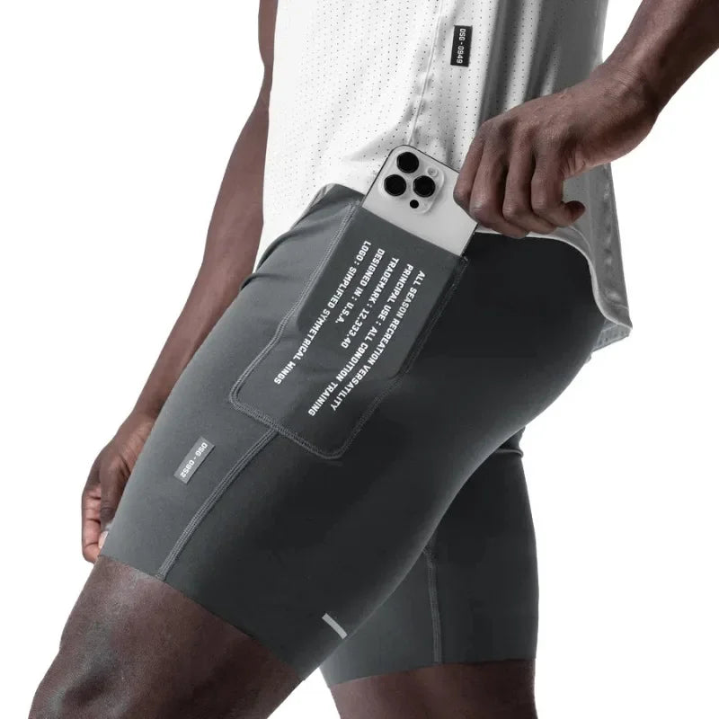 Herren Kompressionsshorts – Quick-Dry, Elastisch, Slim Fit, Basketball & Laufen, M–XXXL (3 Farben)