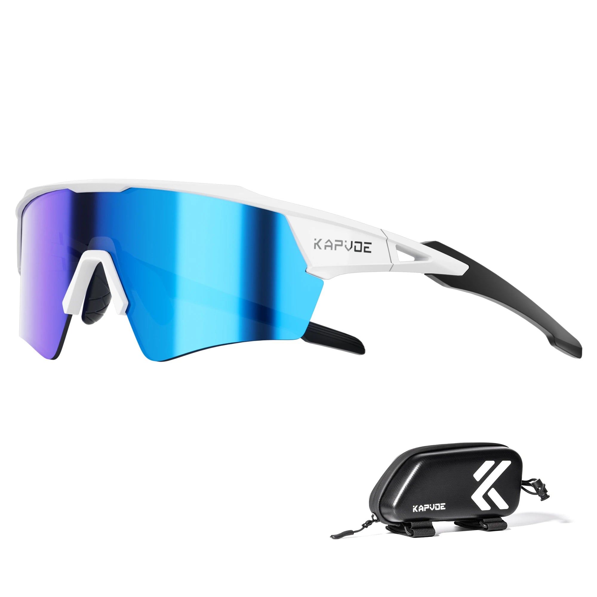 Kapvoe Photochromic Cycling Sunglasses for Men & Women – UV400 MTB Road Bike Eyewear, CE Certified