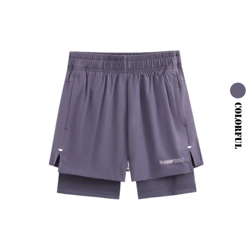 LaufWerk FemRun Shorts – 2-in-1 High Waist Laufshorts mit Tasche | Damen