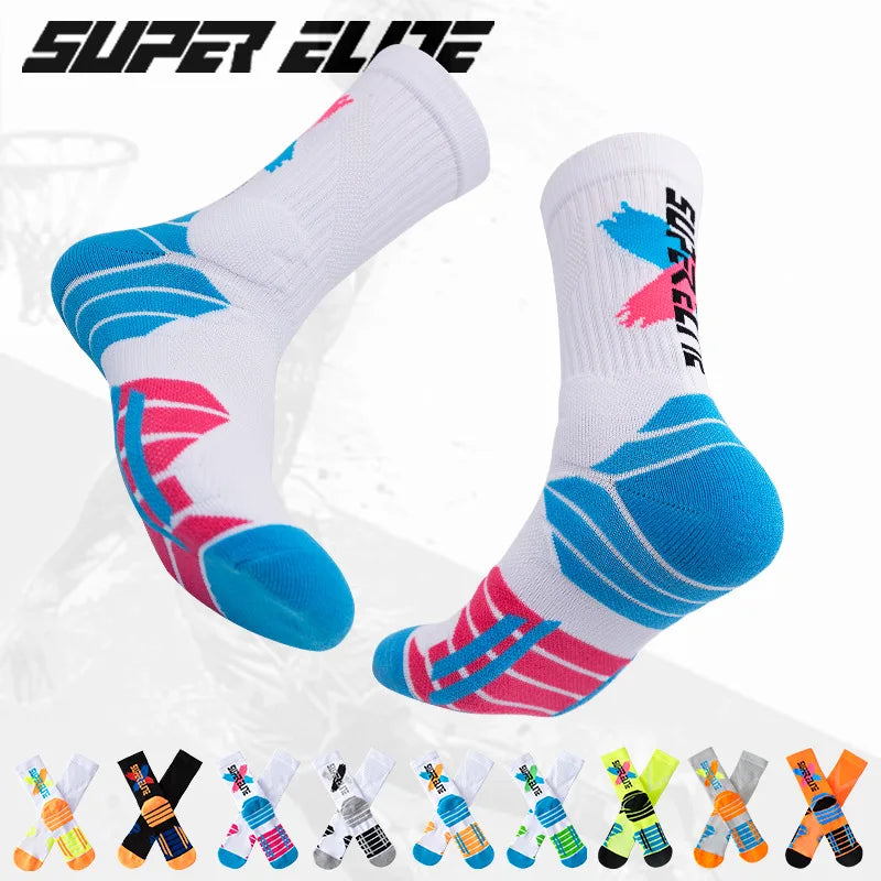 LaufWerk Elite Sport Socks – Gepolsterte Hochschaft-Sportsocken für Herren