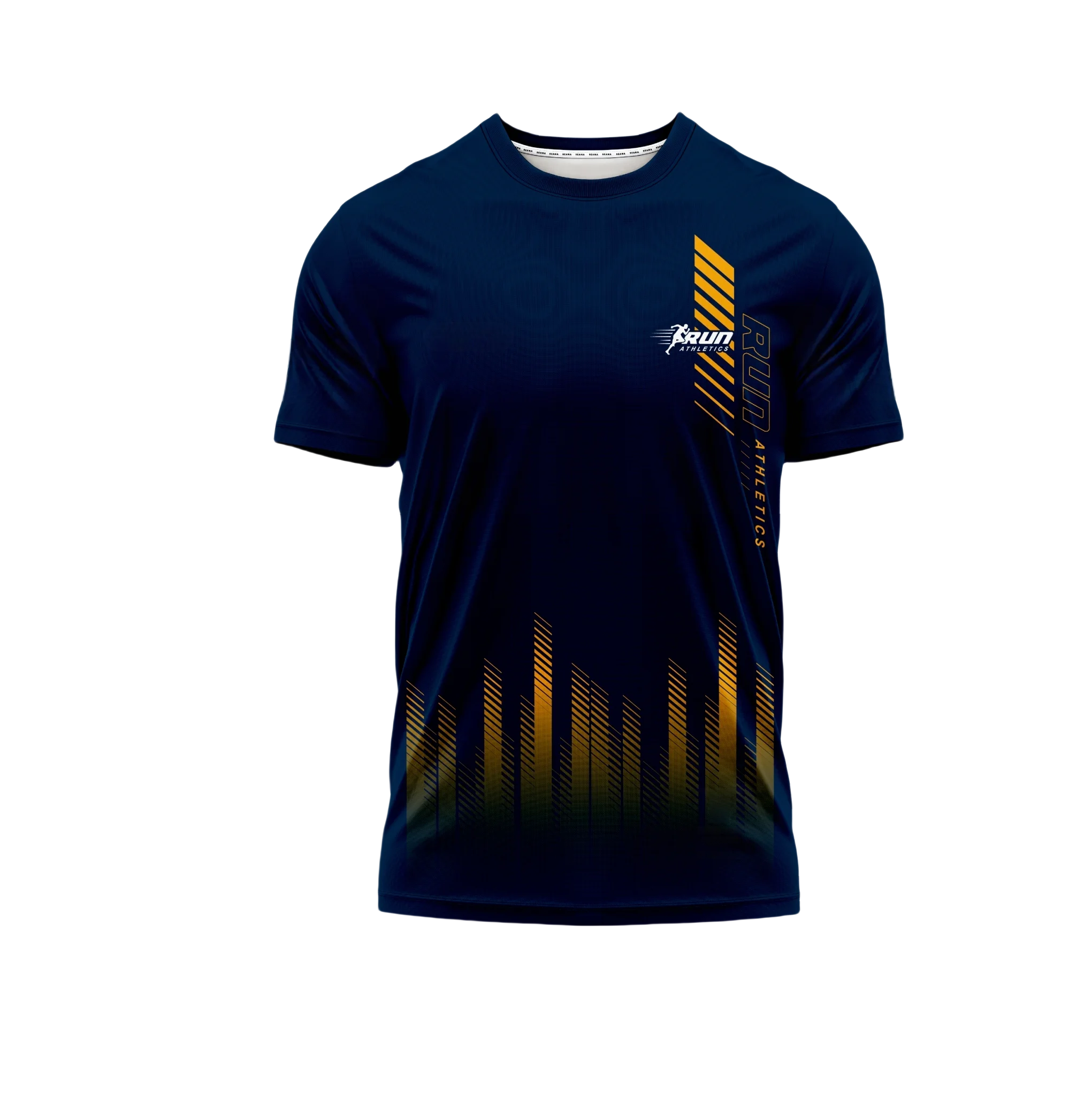 Herren 3D-Print Lauf-T-Shirt – Atmungsaktives Schnelltrocknend Gym Top