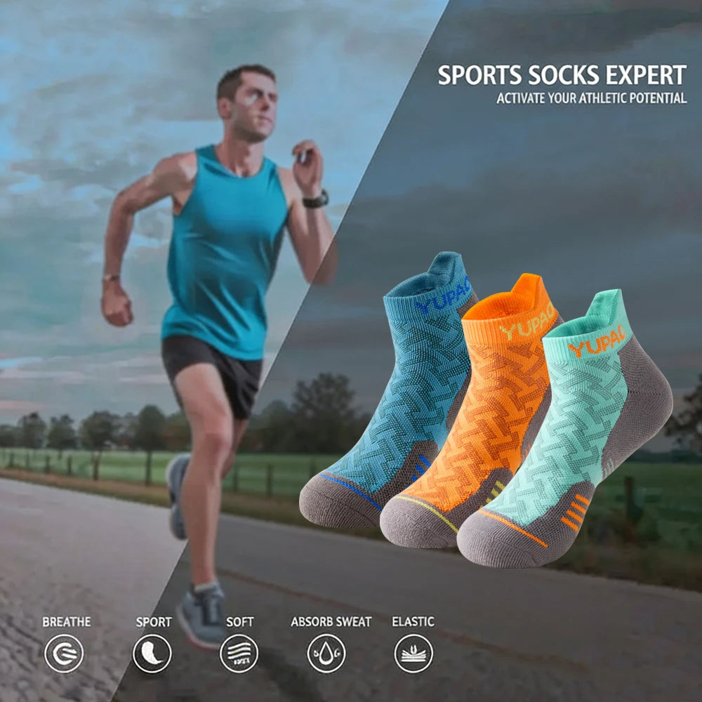 LaufWerk SportAnkle Men – Professionelle Frottee Laufsocken für Fitness & Running